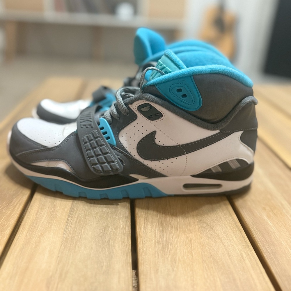 Nike Air Trainer SC II Blue and Gray Sneakers with Cushioned Soles